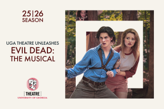 A man guarding a woman from an unseen evil