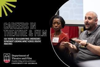 Alumni panelists speaking