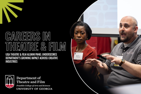 Alumni panelists speaking