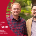Two faculty members Alex Mason and Jeff Sherwood standing next to one another. 